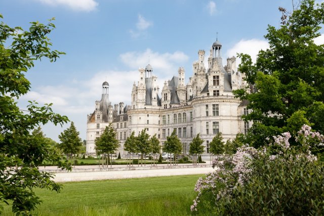 Chambord Castle in Loire Valley, one of the best castles in France