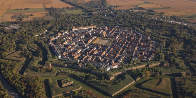 Neuf Brisach Fortified walls in star-shape