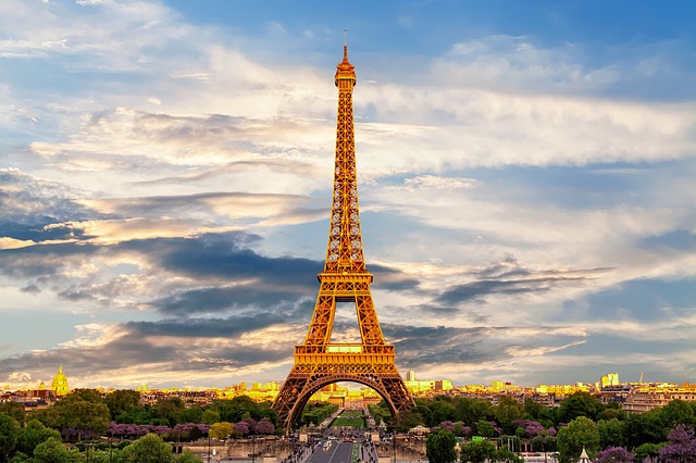 Eiffel Tower in Paris, Capital of France.