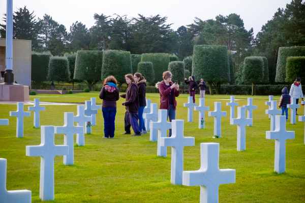 Colleville-sur-Mer American Cemetery, Omaha Beach, Normandy