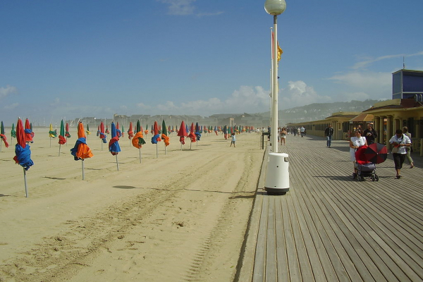 Deauville beach and promenade - best day trips from Paris