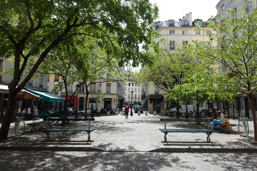 Place Sainte Catherine in Le Marais in Paris