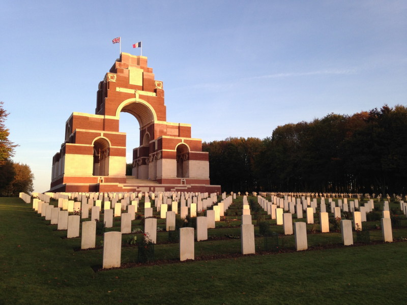 Thiepval Memorial World War I sites in France