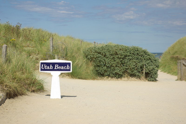 Utah beach WWii sites in Normandy