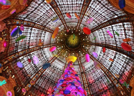 Galeries Lafayette at Christmas