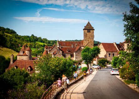 Beautiful French countryside village