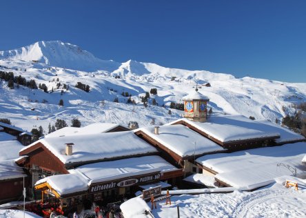 Ski resort in the French Alps