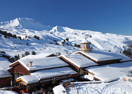 Ski resort in the French Alps