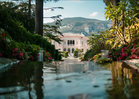 Villa Ephrussi and garden in the French Riviera