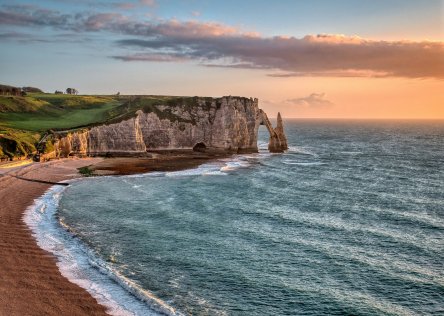 Cliffs of Etretat in Normandy