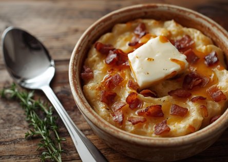 Brie and bacon gratin dauphinois