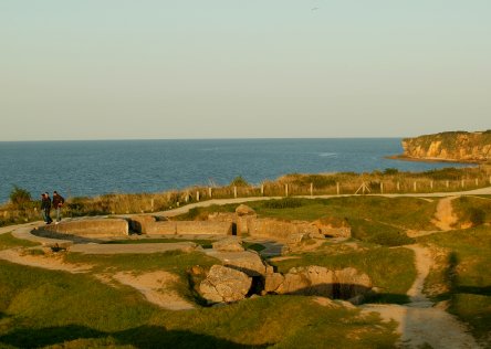 Pointe du Hoc fighting site during the battle of normandy - French ancestry - ww2 family history