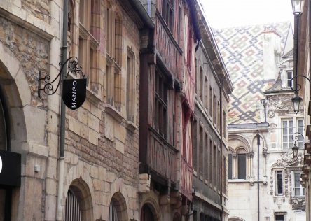 Dijon charming street view
