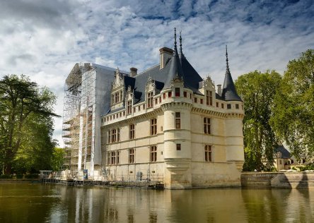 Azay le Rideau last scaffolding