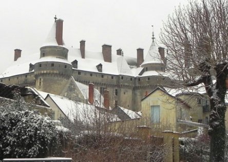 Langeais castle in January