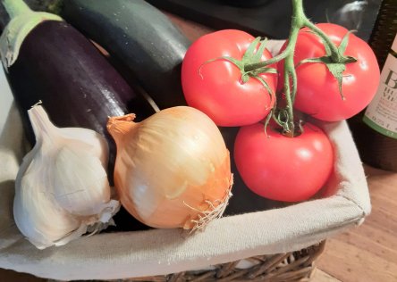 Vegetables for Tian de Ratatouille recipe