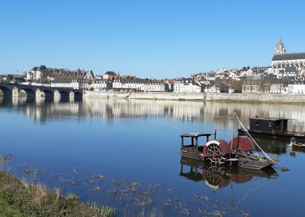 View of Blois from the bike path