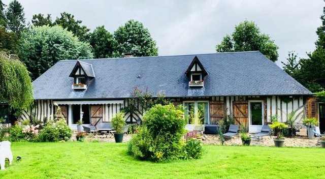 Brigitte's house in Normandy, where she teaches her cooking classes