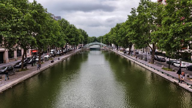 Canal Saint Martin in Paris
