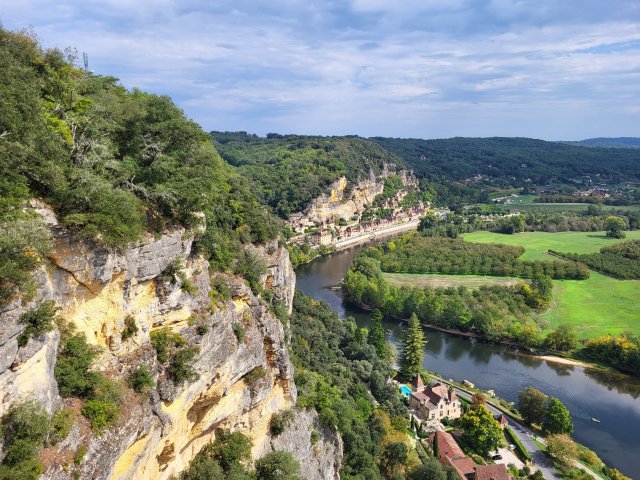 A view of the Dordogne river