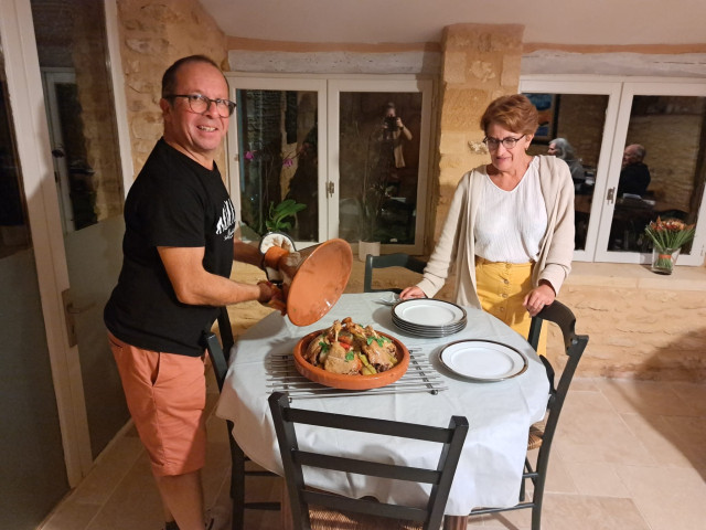 B&B hosts Eric & Nathalie in Dordogne