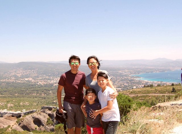 The Ko Family on the French Riviera
