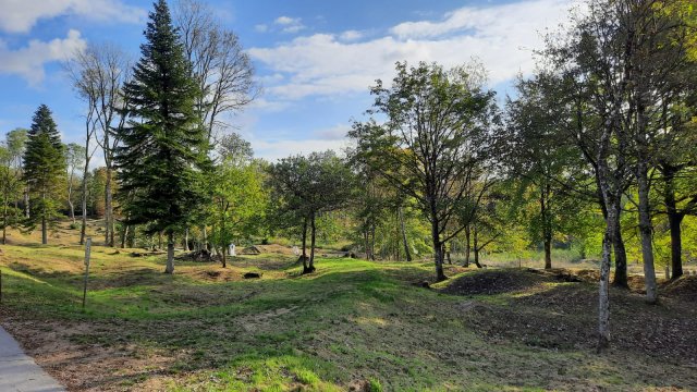 The green area of Fleury-devant-Douaumont in Verdun