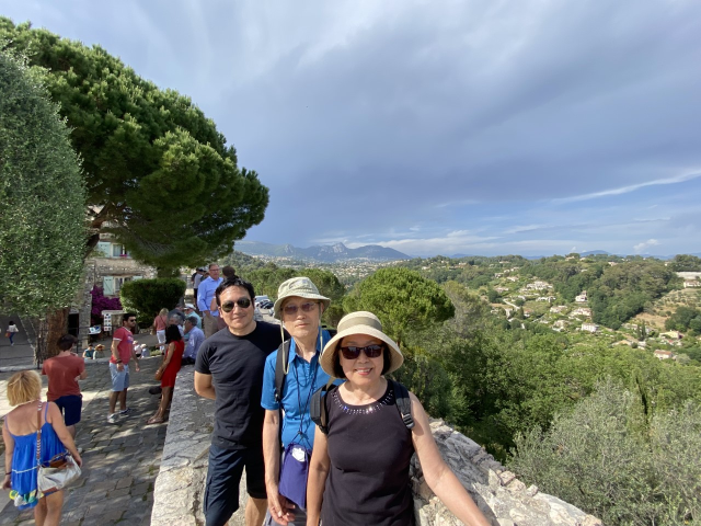 The Kim Family in Saint Paul de Vence