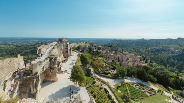 Les Baux de Provence castle ruins