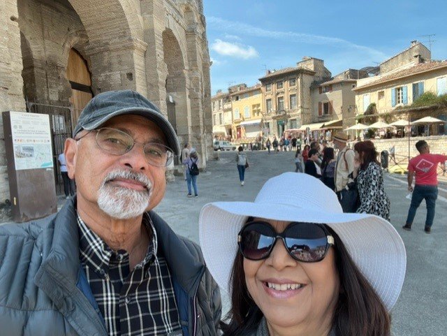 Travelers in Arles France