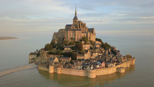 The Islet of Mont Saint Michel in Normandy
