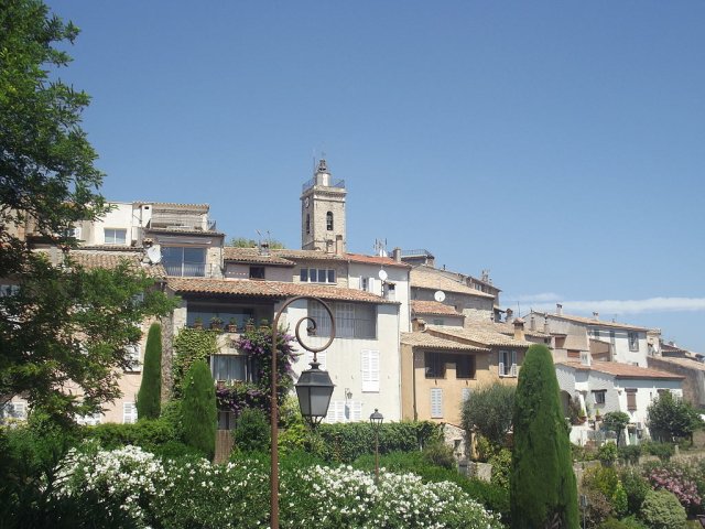 The hilltop village of Mougins in the south of France