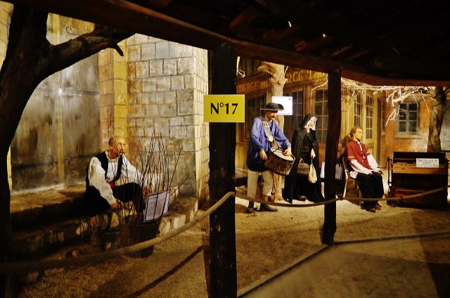 An underground town in Naours, Somme