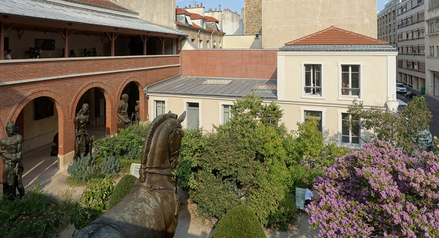 Musée Bourdelle Courtyard with the Giant Horse in Paris