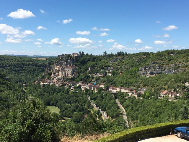 Panoramic view of Rocamadour
