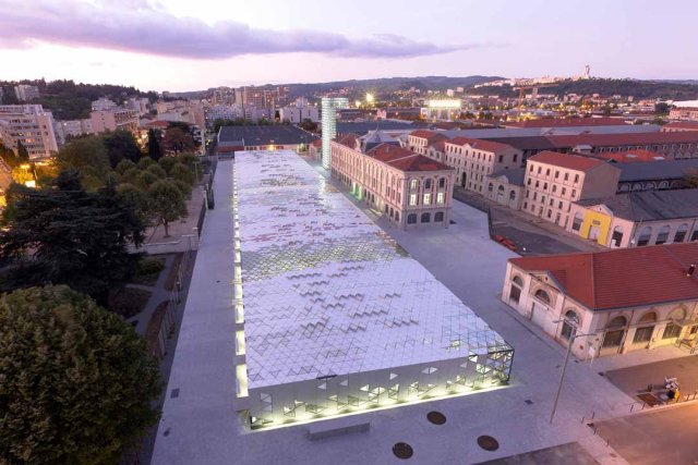 View of the Cité du Design in St Etienne