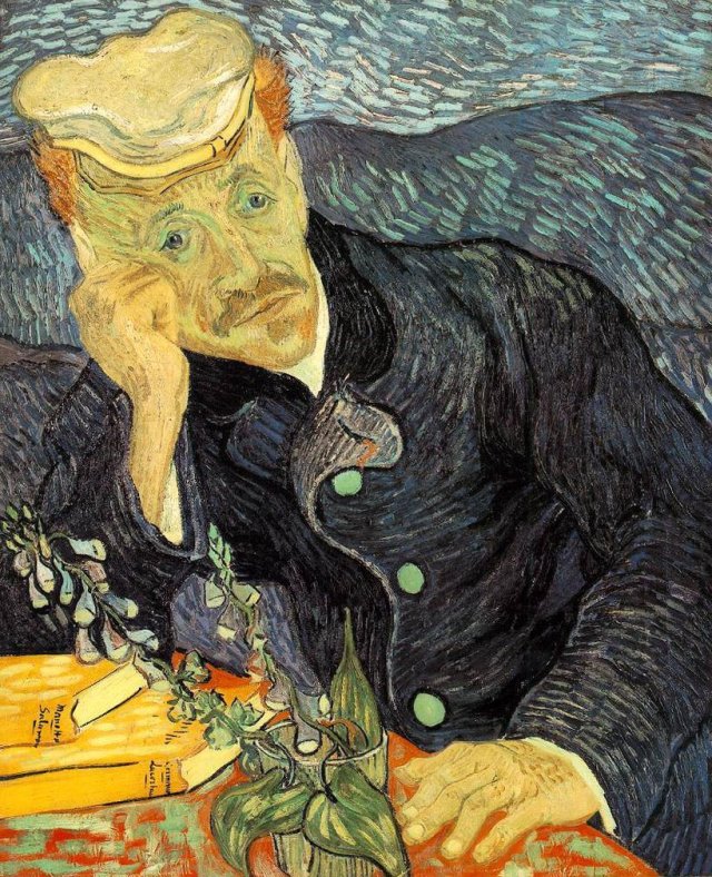 Van Gogh's Dr. Gachet A portrait painting of van Gogh's Doctor Gachet