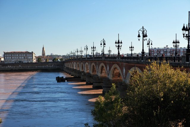 The Garonne River in Bordeaux The Garonne River in Bordeaux