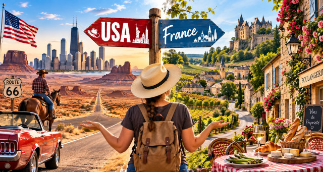 Both France & the USA have a lot to offer