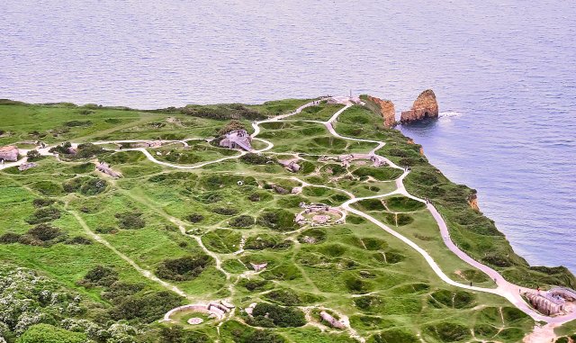 World War 2 landing sites at Arromanches during the Battle of Normandy