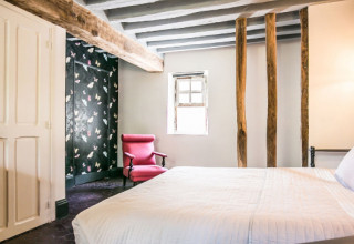 relax in a cozy room