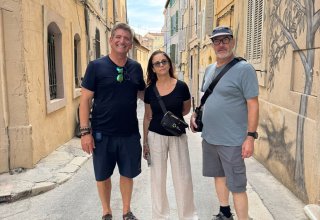 Alex &amp; Judy and family in Provence
