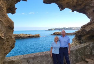 Travelers Patricia & Vandell in Biarritz