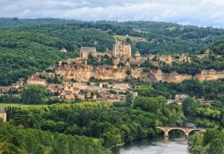 Beynac castle in Dordogne
