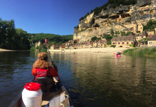 Canoeing on the Dordogne river