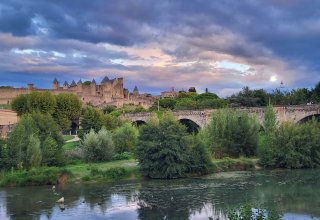 The walled city of Carcassonne