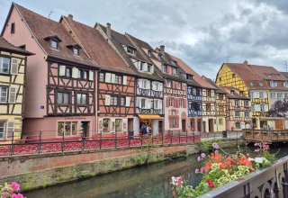 Little Venice neighborhood in Colmar, Alsace