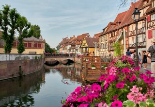 Little Venice neighborhood in Colmar, Alsace