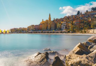 Menton on the French Riviera