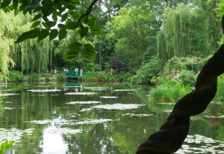Monet's water lily pond in Giverny, Normandy